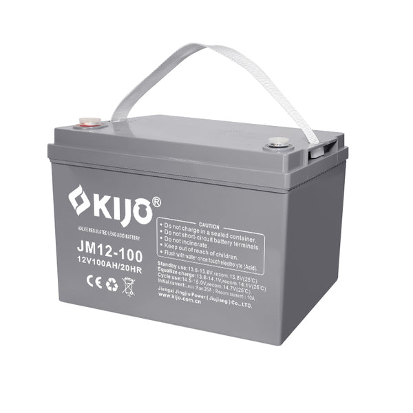 JM Series 12V 100Ah 29.5kg AGM Deep Cycle Battery